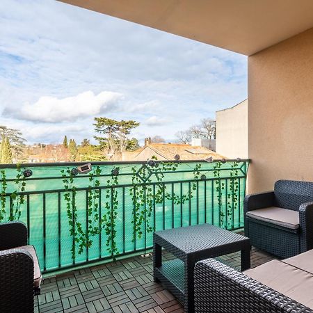 カルカソンヌL'Ecrin Jardin Des Remparts - Parking Prive - Terrasseアパートメント エクステリア 写真